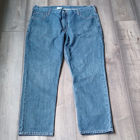 CARHARTT STRAIGHT TRADITIONAL FIT JEANS 40X30 - Picture 4 of 12